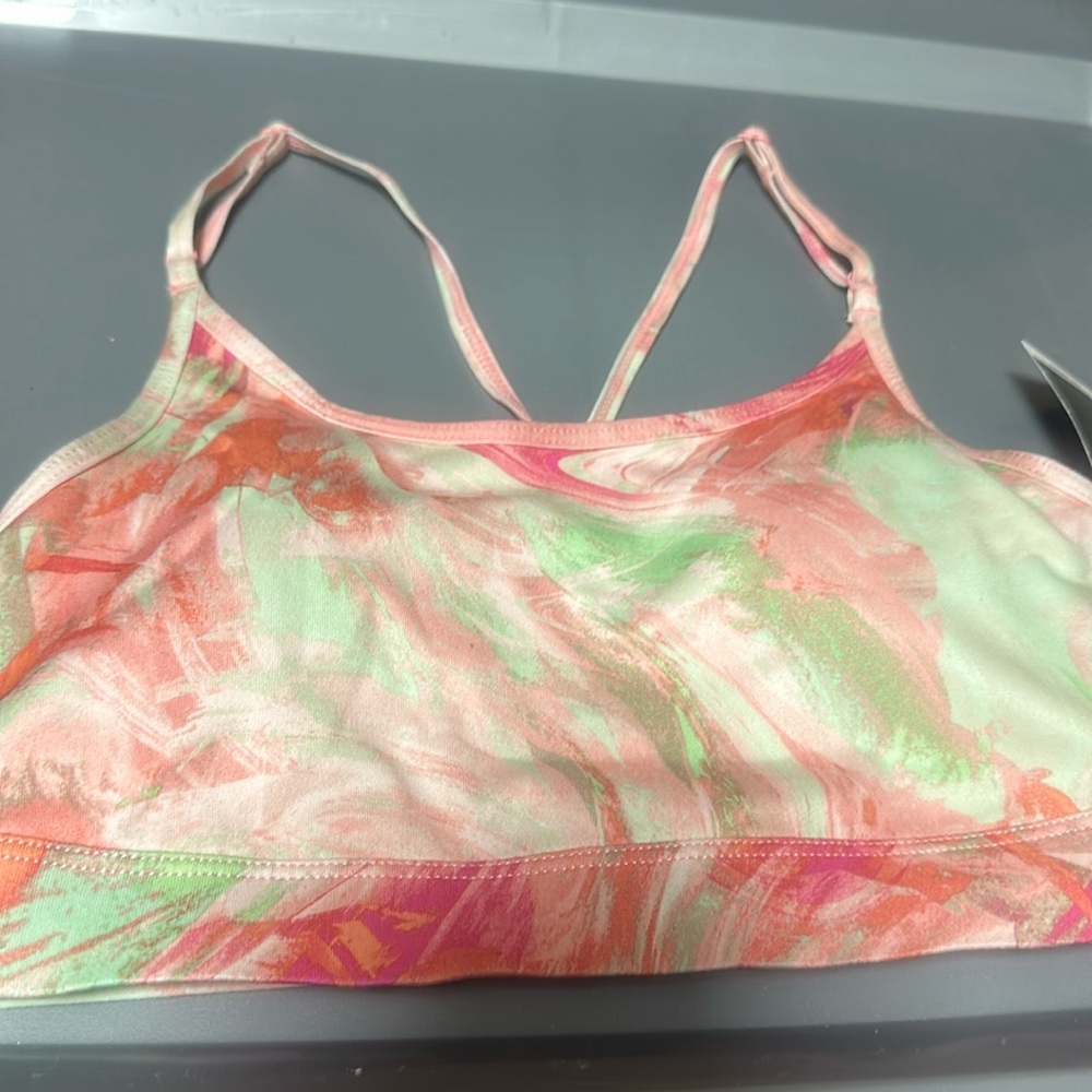 IDEOLOGY LOW IMPACT SPORTS BRA: PINK SHOCK: NEW WITH TAGS: SIZE XS